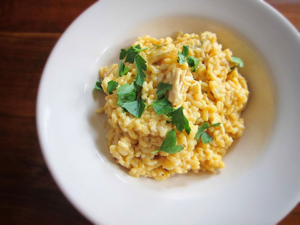 cheddar cheese risotto
