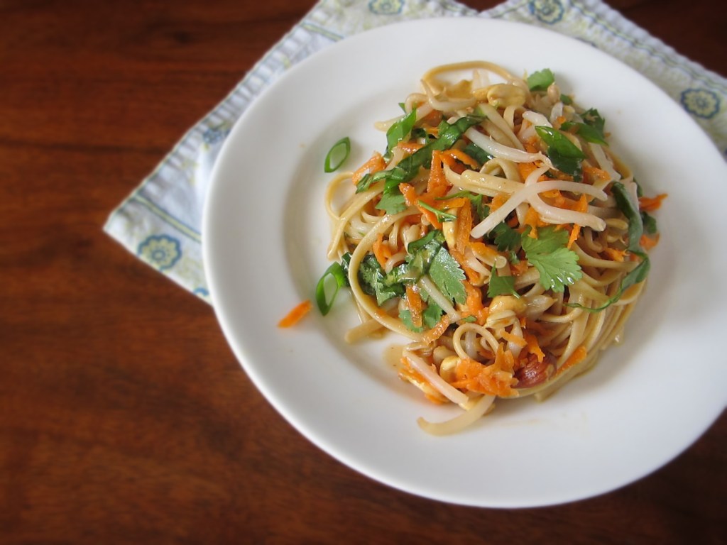 peanut noodle salad