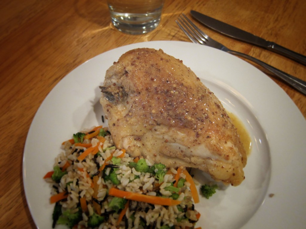 Baked Chicken w: Mustard Sauce