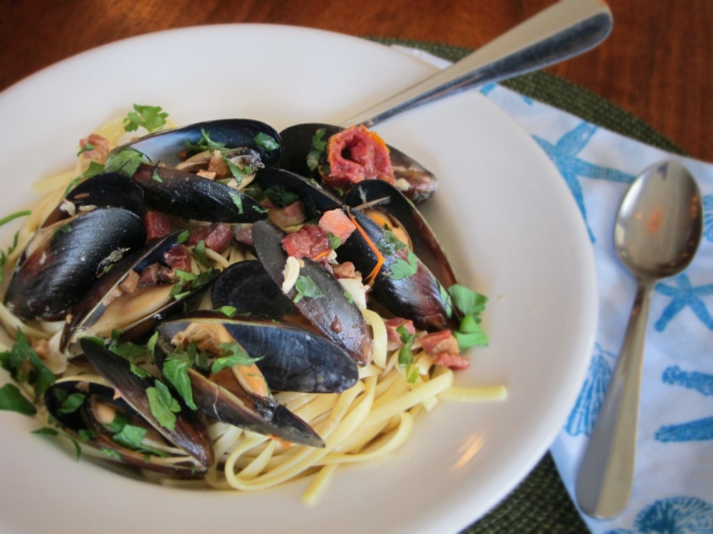 Linguine with Mussles